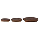 Plante Stool 3 pcs Brun Mahogni Træ