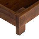 Planteholder 3 pcs Brun Mahogni Træ
