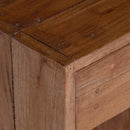 Sengebord med skuffe Brun 63 x 30 x 79 cm Massiv Mahogni