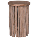 Taburet Naturfarvet 30 x 30 x 45 cm Massiv Teaktræ