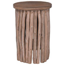 Taburet Naturfarvet 30 x 30 x 45 cm Massiv Teaktræ