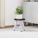Taburet Naturfarvet 22 x 22 x 24 cm Mahogni Træ