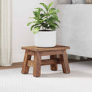 Taburet Naturfarvet 30 x 20 x 20 cm Mahogni Træ