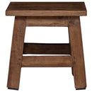 Taburet Naturfarvet 26 x 26 x 26 cm Mahogni Træ