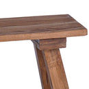 bænk Naturfarvet 50,5 x 25 x 47,5 cm Massivt mahognitræ
