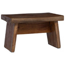 Taburet Naturfarvet 29 x 20 x 17 cm Mahogni Træ