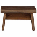 Taburet Naturfarvet 29 x 20 x 17 cm Mahogni Træ