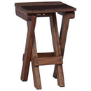 Taburet Naturfarvet 30 x 30 x 48 cm Massivt genbrugstræ