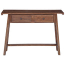 Bord med skuffe Brun 110 x 30 x 79 cm Massiv Mahogni