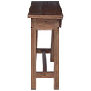 Bord med skuffe Brun 110 x 30 x 79 cm Massiv Mahogni