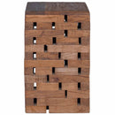 Taburet Naturfarvet 29 x 29 x 48 cm Massivt genbrugstræ
