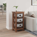 Sidebord Brun 38 x 28 x 72 cm Massivt mahognitræ
