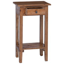 Planteholder med skuffe Brun 34 x 25 x 52 cm Mahogni Træ
