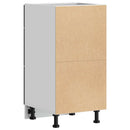 Køkken base kabinet Sort eg 40 x 46 x 81,5 cm Konstrueret træ