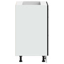 Køkken base kabinet Sort eg 60 x 46 x 81,5 cm Konstrueret træ