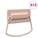 Skab Håndtag 12 pcs Lyserød 85 x 45 mm Metal