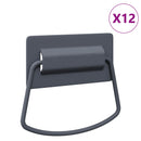 Skab Håndtag 12 pcs Antracit 85 x 45 mm Metal
