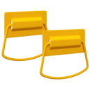 Skab Håndtag 2 pcs Sennepsgul 85 x 45 mm Metal