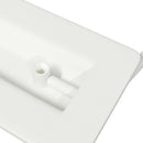 Skab Håndtag Hvid 85 x 45 mm Metal