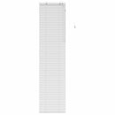 Persienner Hvid 60 x 250 cm 35 mm Massivt Paulownia Træ