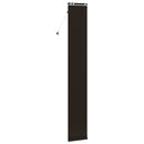 Persienner Mørk Brun 40 x 250 cm 35 mm Massivt Paulownia Træ