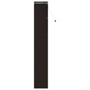 Persienner Mørk Brun 50 x 250 cm 35 mm Massivt Paulownia Træ