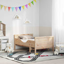 Sengestel med udtrækkelig madras Brun 80 x 200 cm