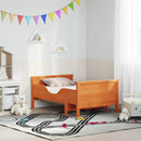 Sengestel med udtrækkelig madras Brun 80 x 200 cm