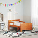 Sengestel med udtrækkelig madras Brun 80 x 200 cm