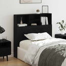 Hovedgærde Skab Sort eg 100 x 19 x 103,5 cm Konstrueret træ