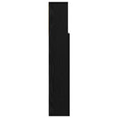 Hovedgærde Skab Sort eg 100 x 19 x 103,5 cm Konstrueret træ