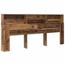 Hovedgærde Skab Gammelt træ 220 x 19 x 101,5 cm Konstrueret træ