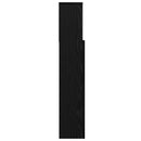 Hovedgærde Skab Sort eg 220 x 19 x 101,5 cm Konstrueret træ