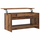 Sofabord Gammelt træ 80 x 50,5 x 41,5 cm Konstrueret træ