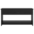 Sofabord Sort eg 80 x 50,5 x 41,5 cm Konstrueret træ