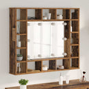 Spejlskab Gammelt træ 91 x 15 x 76,5 cm Konstrueret træ