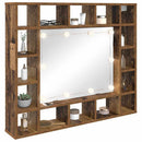 Spejlskab Gammelt træ 91 x 15 x 76,5 cm Konstrueret træ