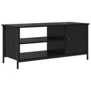 TV-skab Sort eg 100 x 40 x 45 cm Konstrueret træ