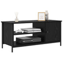 TV-skab Sort eg 100 x 40 x 45 cm Konstrueret træ