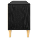 TV-skab med skuffe Sort eg 150 x 30 x 45 cm Konstrueret træ