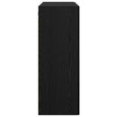 Vægskab Vægmonteret Sort eg 69,5 x 34 x 90 cm Konstrueret træ