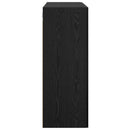 Vægskab Sort eg 69,5 x 34 x 90 cm Konstrueret træ