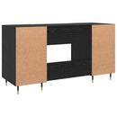 Bord Sort eg Konstrueret træ 140 x 50 x 75 cm