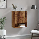 Vægskab Vægmonteret Gammelt træ 60 x 31 x 70 cm Konstrueret træ