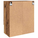 Vægskab Vægmonteret Gammelt træ 60 x 31 x 70 cm Konstrueret træ
