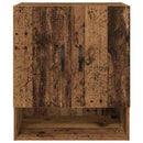 Vægmonteret skab Gammelt træ 60 x 31 x 70 cm Konstrueret træ