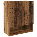 Vægskab Vægmonteret Gammelt træ 60 x 31 x 70 cm Konstrueret træ