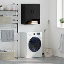 Vægskab Vægmonteret Sort eg 60 x 31 x 70 cm Konstrueret træ