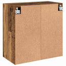Vægskab Vægmonteret Gammelt træ 60 x 31 x 60 cm Konstrueret træ