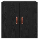 Vægskab Vægmonteret Sort eg 60 x 31 x 60 cm Konstrueret træ